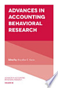 Advances in Accounting Behavioral Research. Volume 20