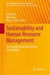 Sustainability and Human Resource Management: Developing Sustainable Business Organizations